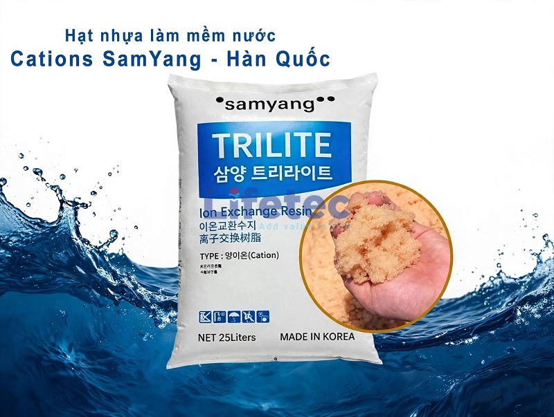 TRILITE KC-08H ứng dụng trong xử lý nước khử khoáng