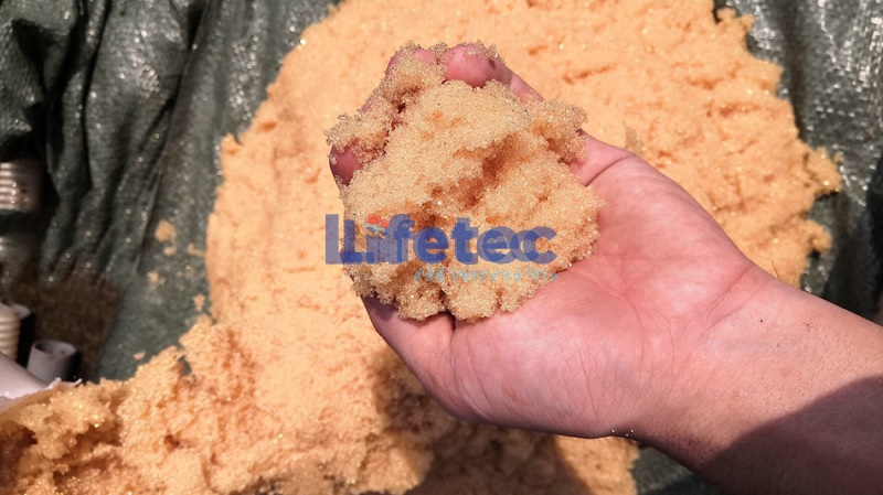 Hạt nhựa trao đổi ion TRILLITE KC-08 có kích thước đồng đều