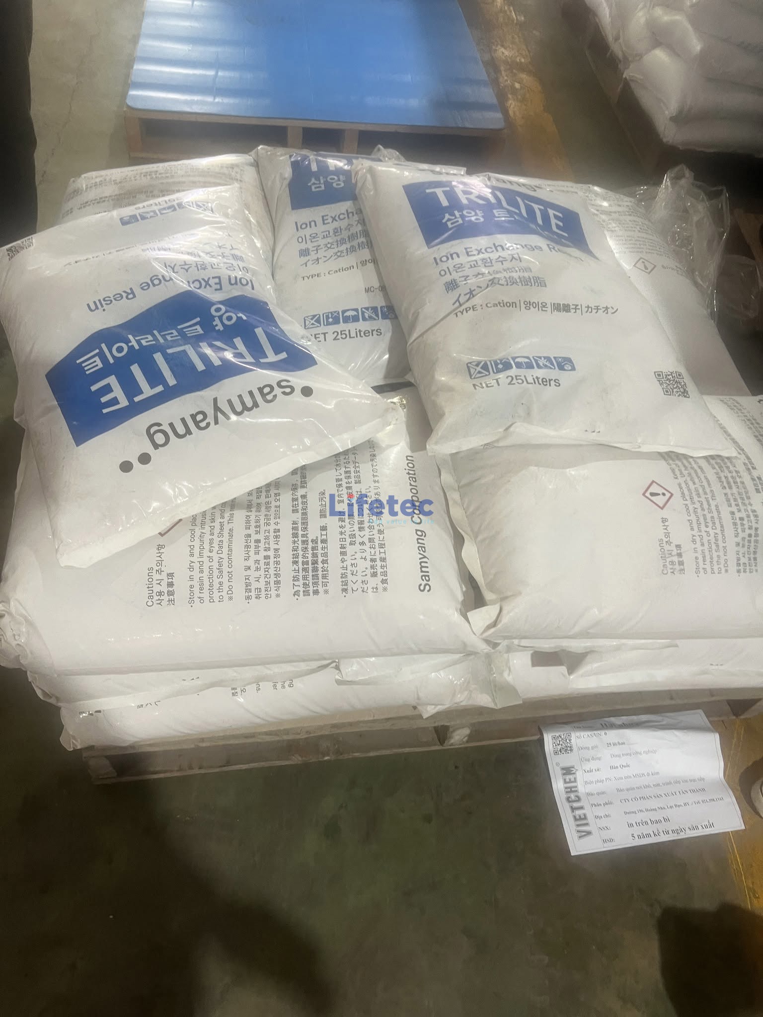 Hạt nhựa trao đổi ion TRILLITE KC-08