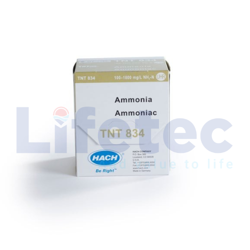 Thuốc thử amoniac TNTplus, UHR (100-1800 mg/L NH₃-N), 25 xét nghiệm