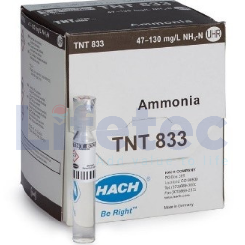 Thuốc thử amoniac TNTplus, UHR (47-130 mg/L NH₃-N), 25 xét nghiệm