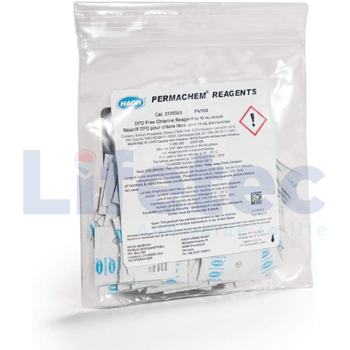 Thuốc thử clo tự do DPD, 10 mL, pk/100