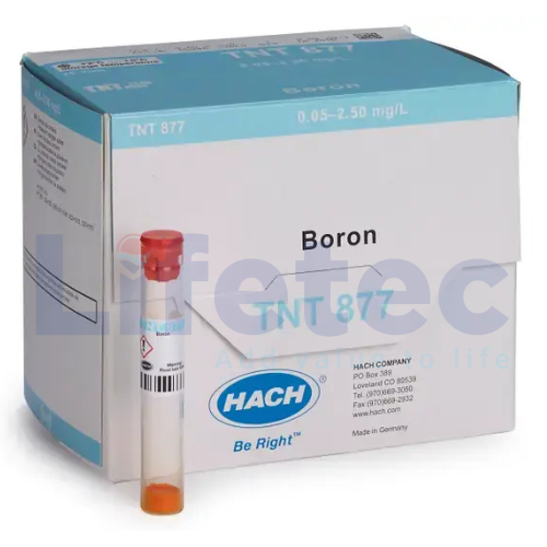 Thuốc thử nghiệm Boron TNTplus (0,05-2,50 mg/LB), 25 xét nghiệm