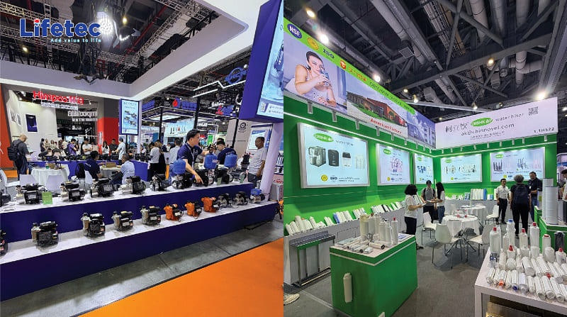 Một số hình ảnh nổi bật được Lifetec ghi lại tại Triển lãm Watertech China 2026