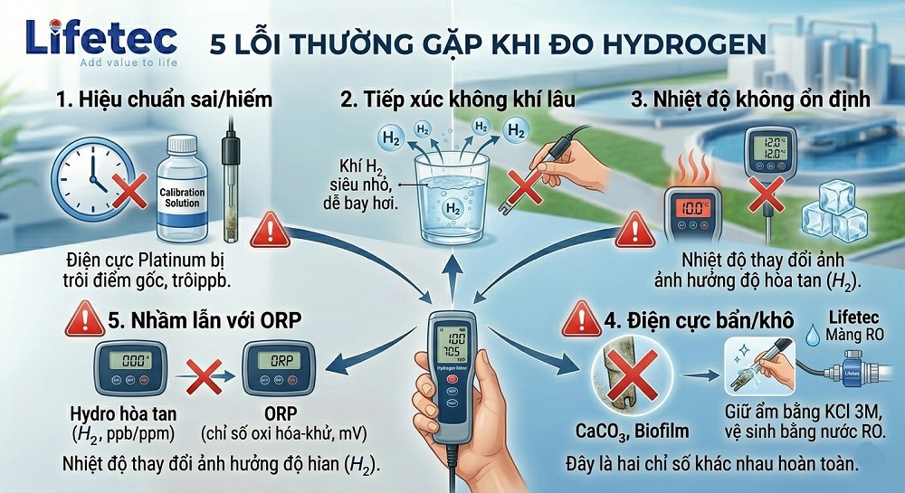 5 Lỗi Thường Gặp Khi Đo Hydrogen & Cách Khắc Phục Chuẩn Kỹ Thuật