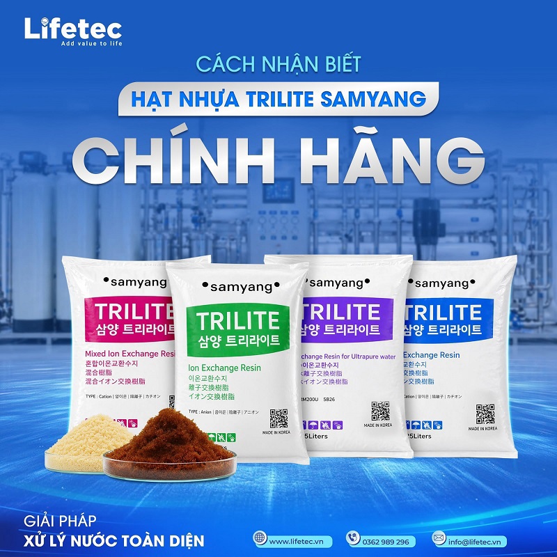 Cách nhận biết Hạt nhựa ion Samyang chính hãng
