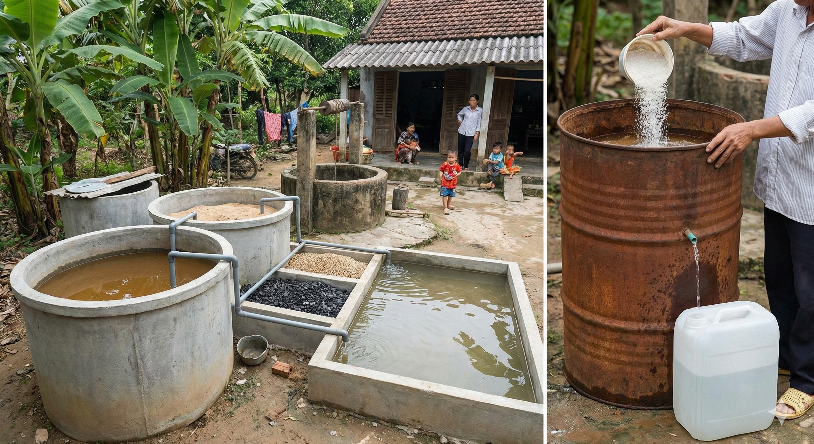 Tổng hợp cách xử lý nước nhiễm phèn tại nhà đơn giản và hiệu quả