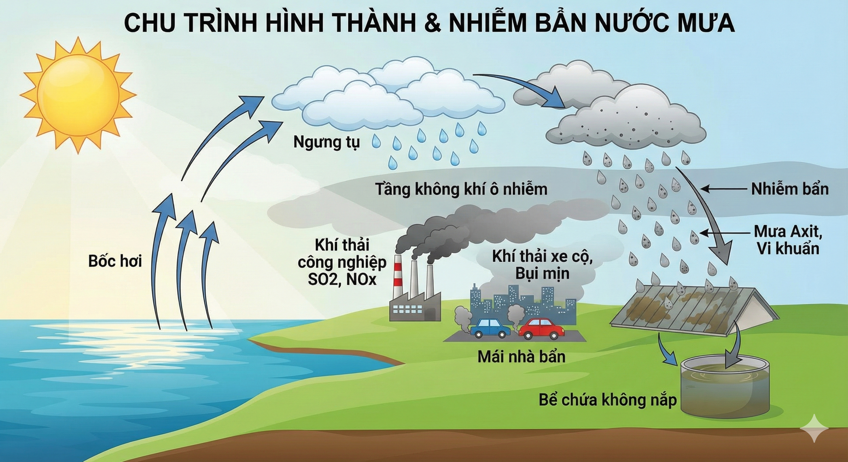 Nước mưa có sạch không? Sự thật và cách sử dụng an toàn năm 2026