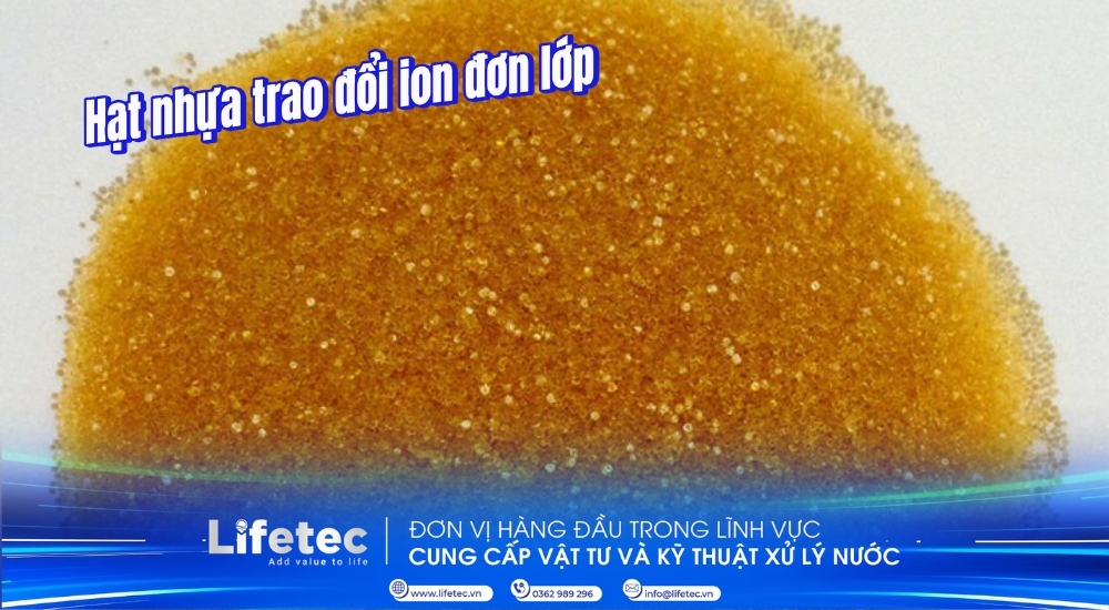Hạt nhựa trao đổi ion đơn lớp | Giải pháp xử lý nước chuyên sâu và kinh tế