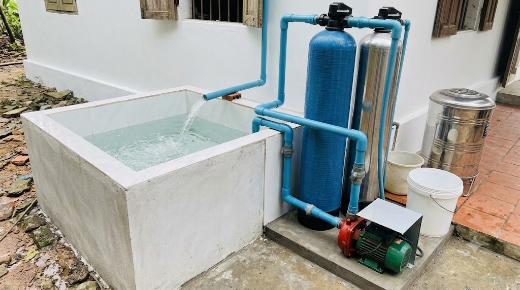 Hệ thống lọc nước giếng khoan nhiễm bẩn