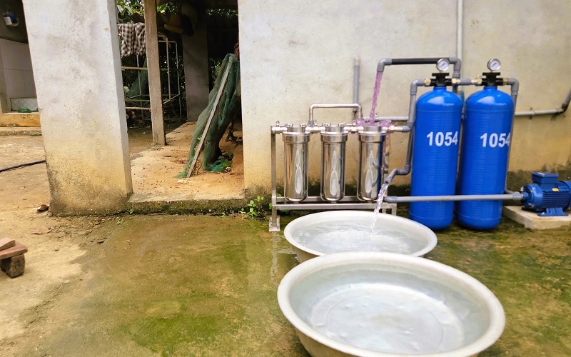 Hệ thống lọc nước giếng khoan nhiễm mangan