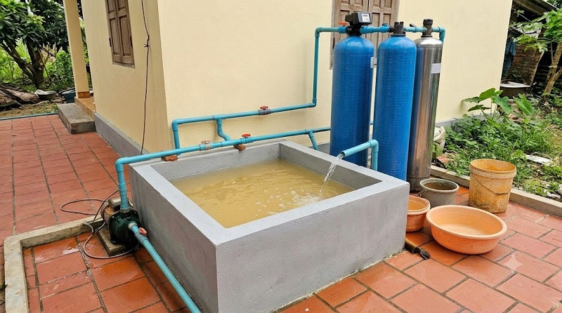 Hệ thống lọc nước giếng khoan nhiễm phèn sắt
