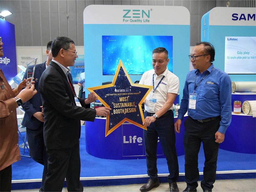 [Báo VietNamNet] Lifetec khẳng định vị thế tại Vietwater 2025 | Dấu ấn từ giải thưởng "Gian hàng bền vững nhất"