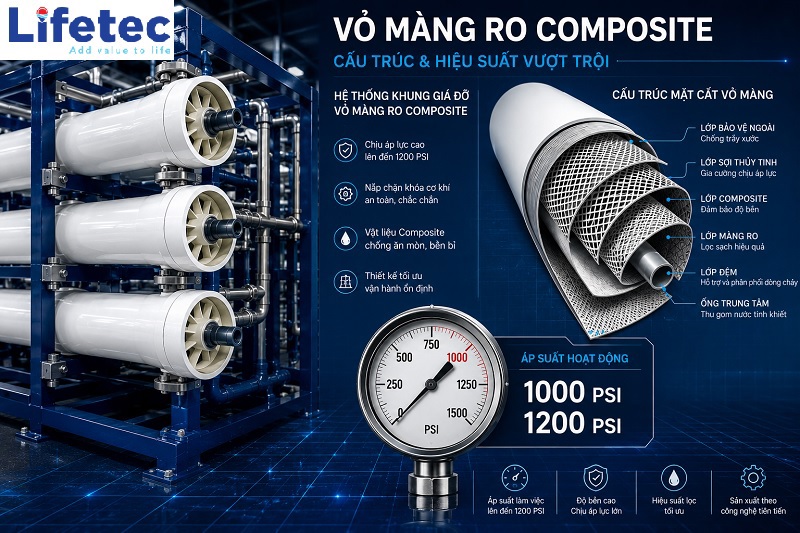 Top 5 Thương Hiệu Vỏ Màng RO Chịu Áp Lực Tốt Nhất 2026