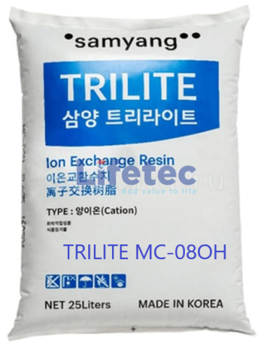 Hạt nhựa trao đổi ion TRILITE MC-08H
