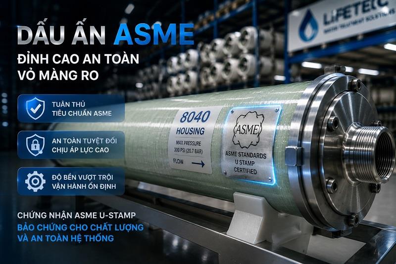 Tiêu chuẩn ASME là gì? Tầm quan trọng đối với vỏ màng RO áp lực cao