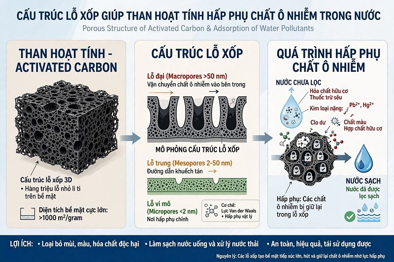 Tác Dụng Của Than Hoạt Tính Trong Lọc Nước: 7 Công Dụng Quan Trọng