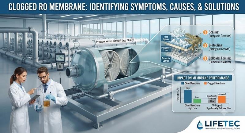 5 Cách Nhận Biết Màng RO Bị Tắc: Dấu Hiệu & Giải Pháp Xử Lý