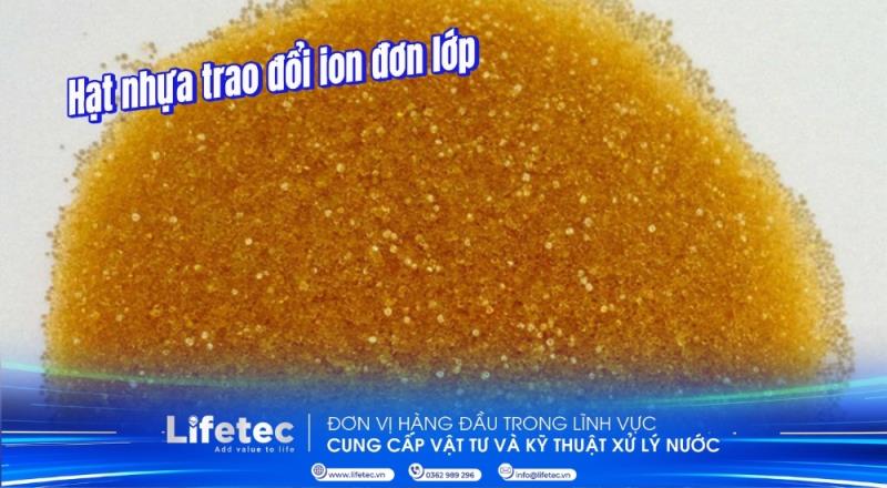 Hạt nhựa trao đổi ion đơn lớp | Giải pháp xử lý nước chuyên sâu và kinh tế