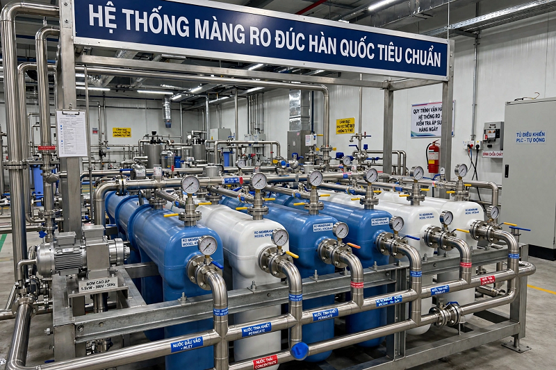 Màng RO Đúc Hàn Quốc: Cấu Tạo, Ưu Điểm & Hướng Dẫn Vận Hành
