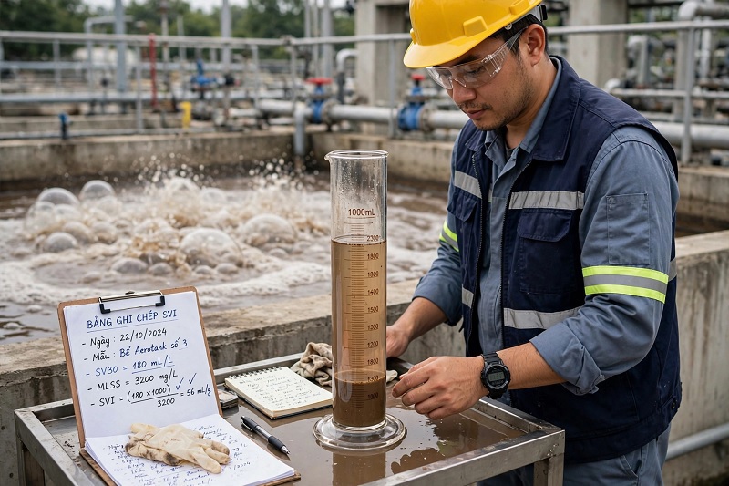 SVI Là Gì? Cách Tính SVI & Đánh Giá Bùn Hoạt Tính Chi Tiết