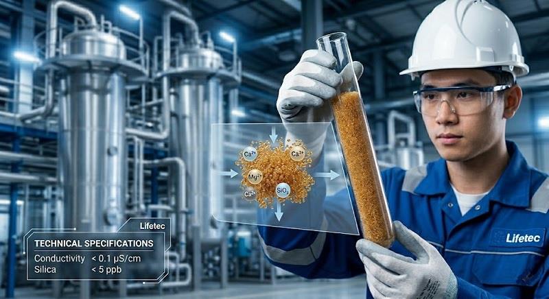 Nhựa Trao Đổi Ion Cho Nhiệt Điện: Giải Pháp Khử Khoáng Toàn Diện