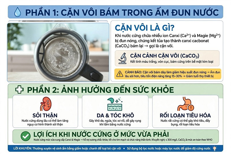 Nước Cứng Có Hại Không? Cách Xử Lý Hiệu Quả