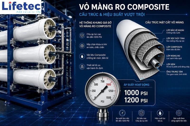 Top 5 Thương Hiệu Vỏ Màng RO Chịu Áp Lực Tốt Nhất 2026